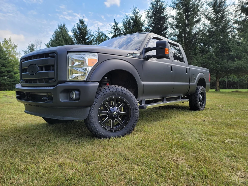 Full Vehicle Color Change Full Color Change on Extended Cab Truck