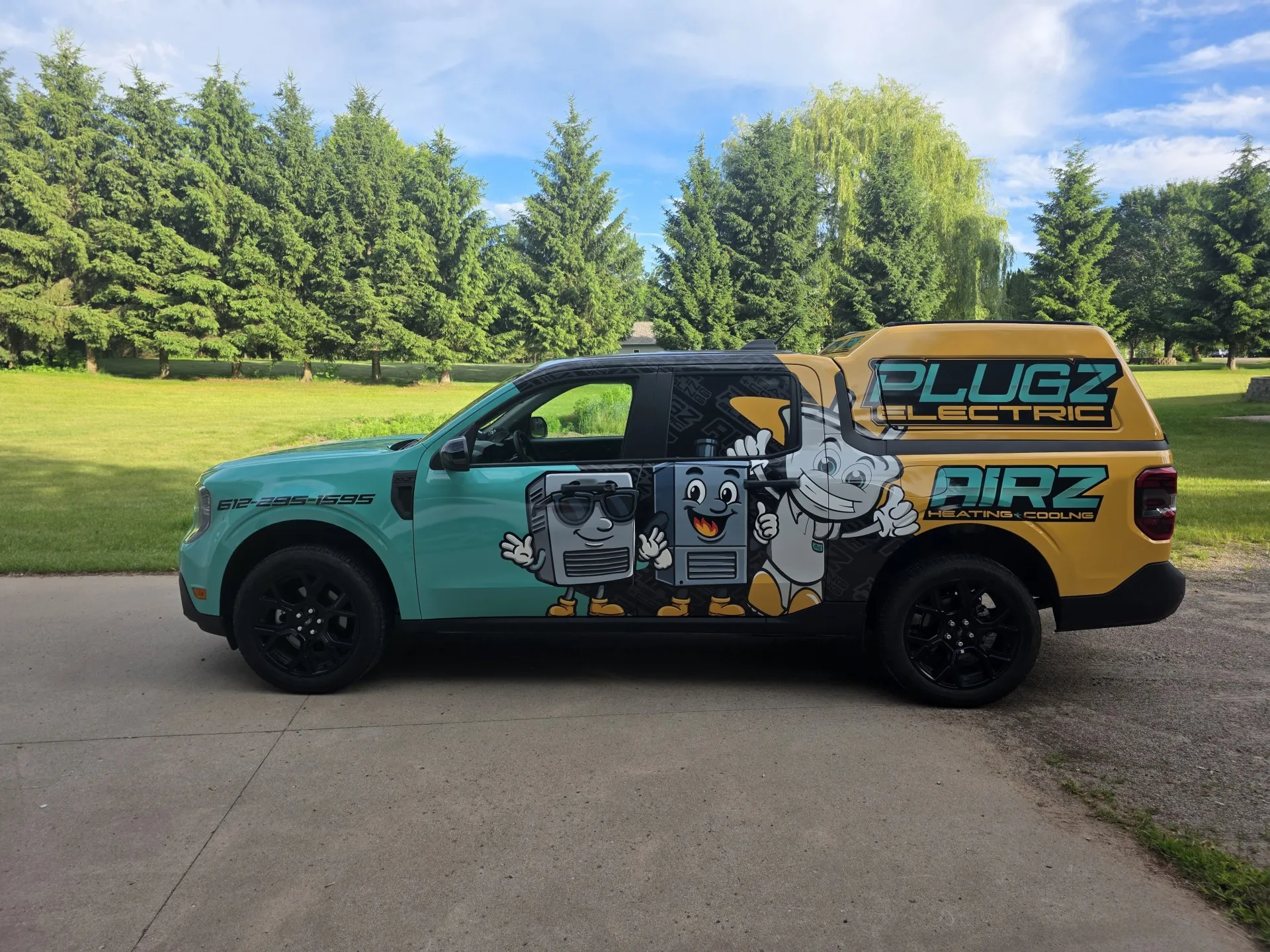 plugs-electric-ford-maverick-commercial-wrap-129